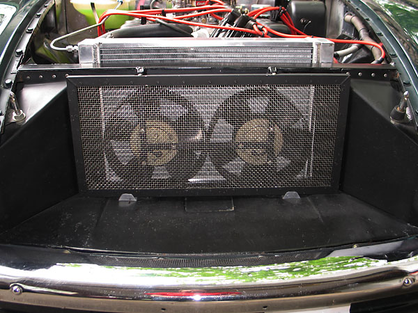 Twin Honda Civic electric cooling fans.