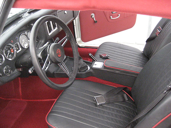 leather seats from The MG Centre (Elite MG) in UK