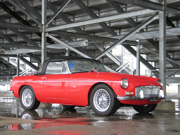 Gary's MGB V6, as presented at BritishV8 2010