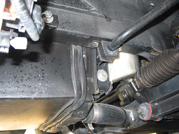 ductwork into the Ford Fairlane radiator