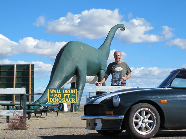 80ft Dinosaur, Wall, South Dakota- October 13, 2014
