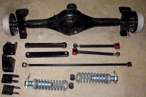 four link rear suspension components