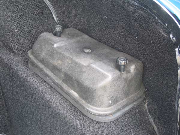 trunk mounted battery
