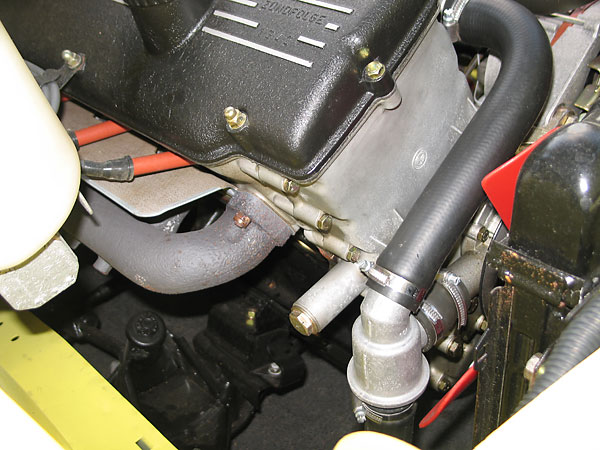 Motor mount, and plumbing details.