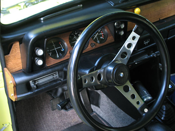 BMW steering wheel.