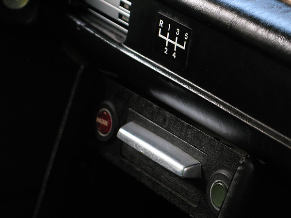 BMW 2002 center console.