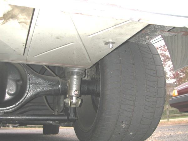 TR6 with four link rear suspension