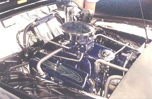 TR3/Ford v8 engine view