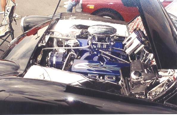 TR3/Ford v8 engine view