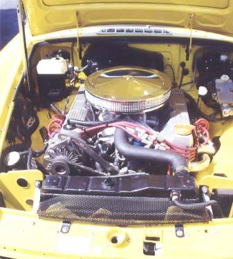 Jeff Foote's '77 MGB with Rover 3.9L V8