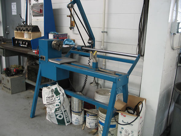 Journals are further polished using very fine abrasive belts.