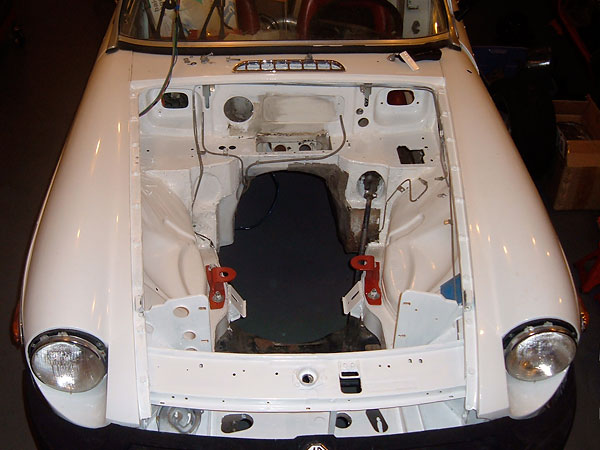 empty engine bay