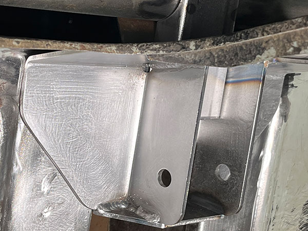 Trial installation of my upper-link bracket