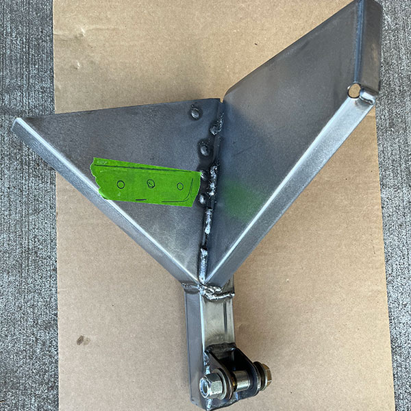 No pinching of bracket ears.