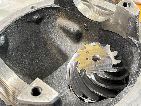 Ring and pinion were sent to Performance Engineering & Manufacturing for REM finishing.