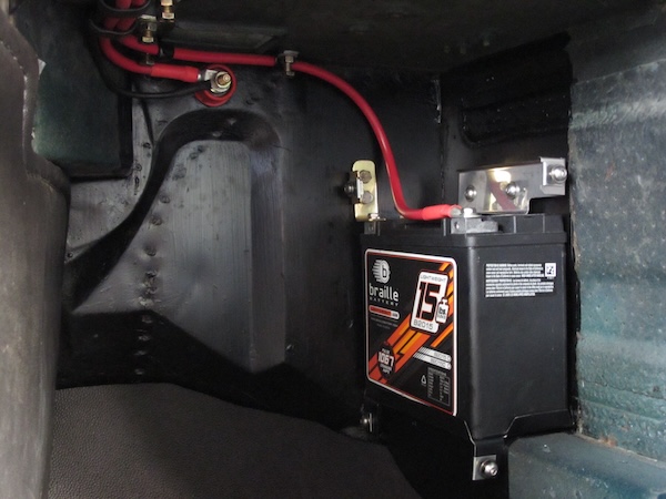 Braille B2015 AGM battery.