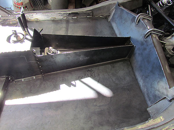 Fitting a heelboard.