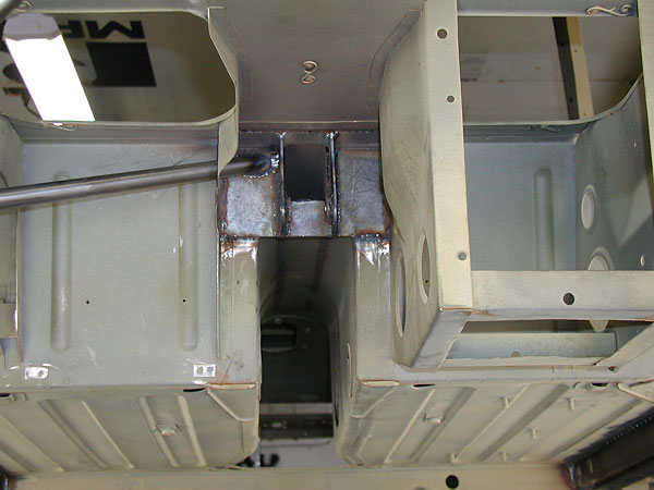 The bracket for the third link of the Fast Cars three-link rear suspension.