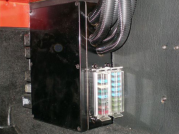 Fuse blocks.