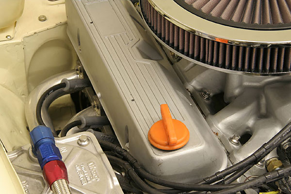 Oberg Race Products Tattle Tale screen-type (remote mounted) oil filter.