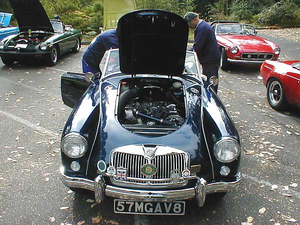Lyle Jacobson's MGA with a Buick 215cid V8