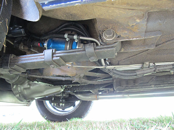 Billet aluminum fuel filter.