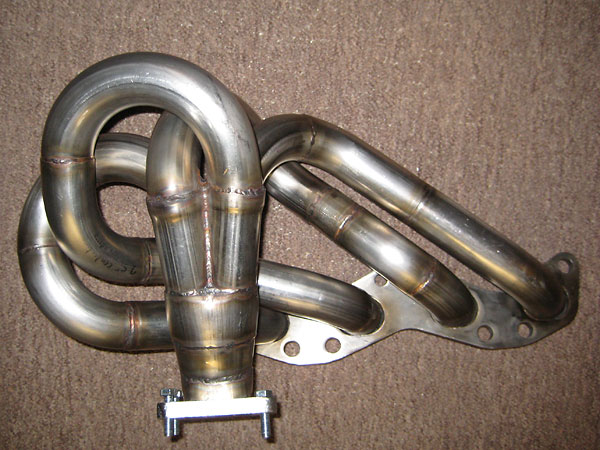 Custom header fabricated from mandrel bends from Columbia River Mandrel Bending.