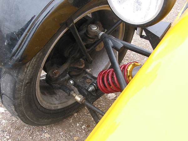The Westfield kit is designed to use Miata donor parts, like uprights and brakes.
