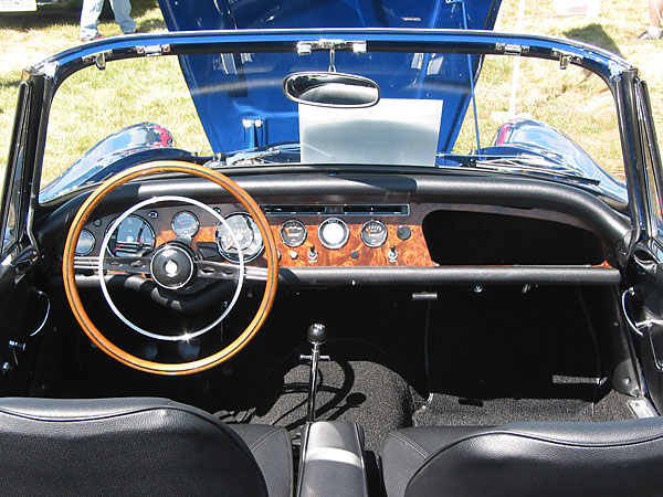 restored Sunbeam Tiger dashboard