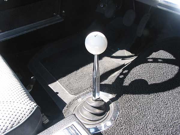 four speed Hurst shifter