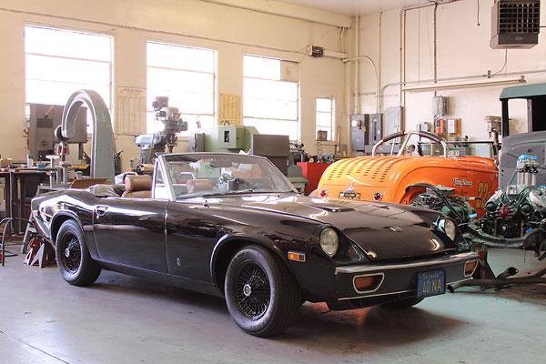 Ernie Vicencio's Rover V8 powered 1974 Jensen Healey