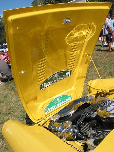 Sunbeam Tiger hood louvers