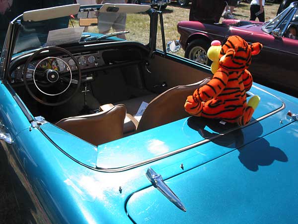 Tony in the parade seat