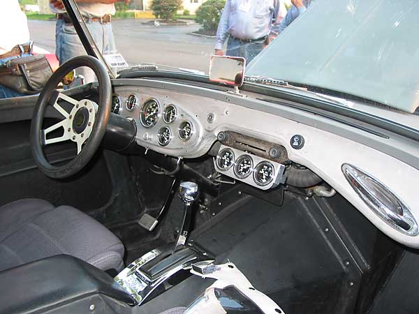 custom fiberglass transmission tunnel and center console/armrest