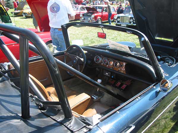 1965 Sunbeam Tiger racecar - roll hoop