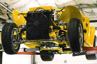 custom radiator and electric cooling fan (pusher)