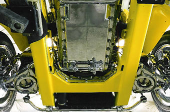 chromed oil pan