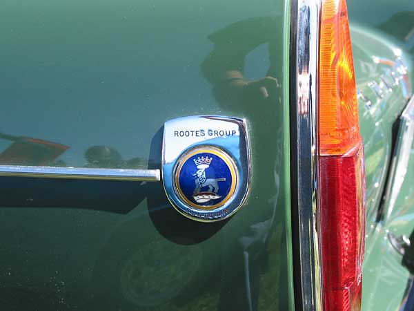 1966 Sunbeam Tiger - Rootes Group badge