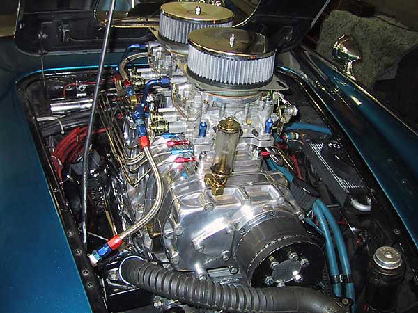 twin four barrel carburetors