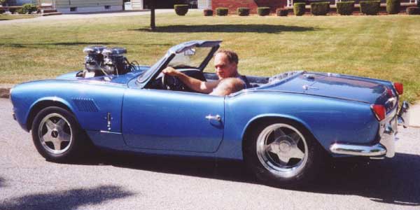 Buddy Fares' 1962 Spitfire with Tunnel-Ram 350 Chevy V8
