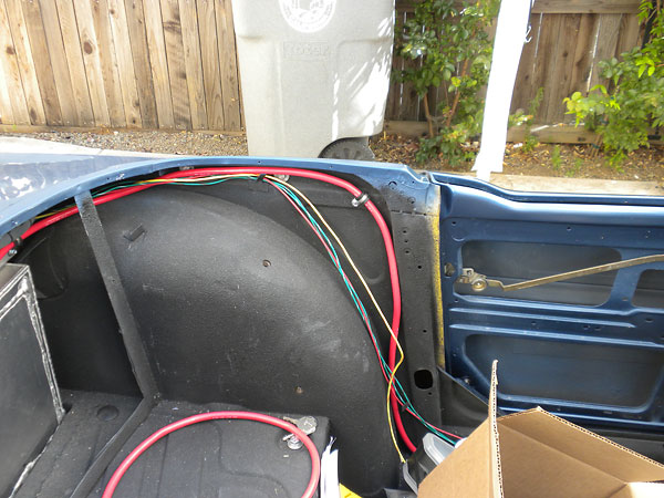 Cable routing.