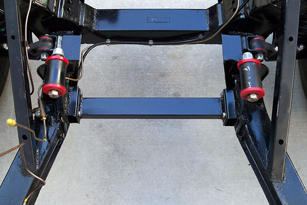 Bolt-in crossmember, added to reinforce the motor mounts.