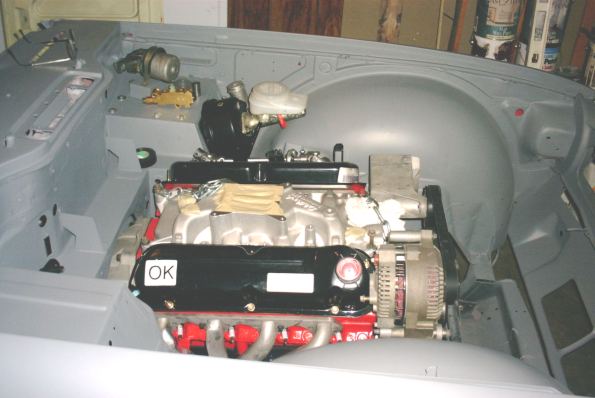 Dale Martin's TR6, with a Ford 302cid V8