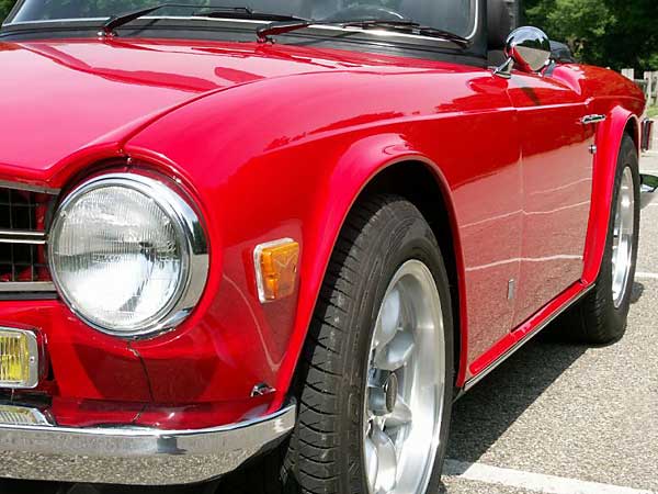 TR6 fender flares