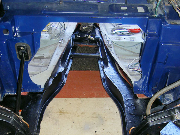 The bulkhead and frame are ready, and the engine can be installed.