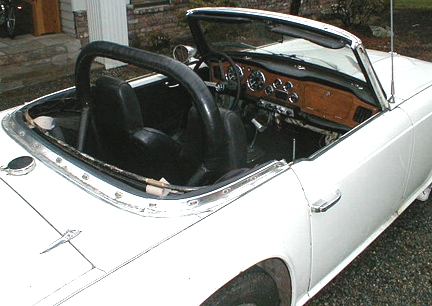 TR4 cockpit