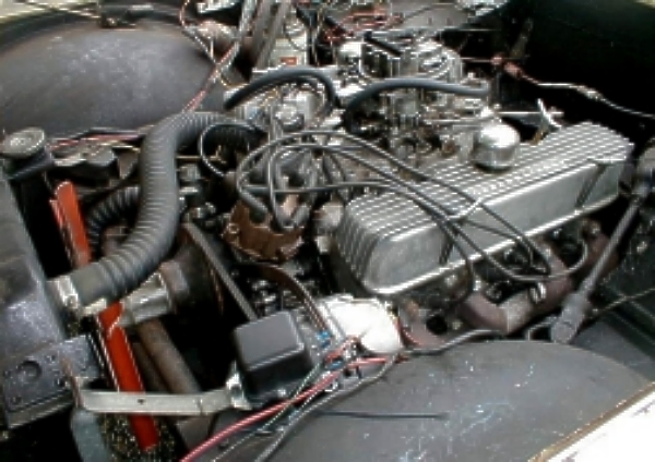 Jim Giordano's 1964 Triumph TR4, powered by a Buick V8