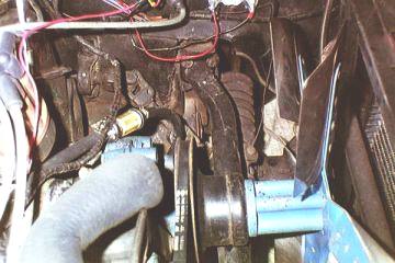 Front of engine