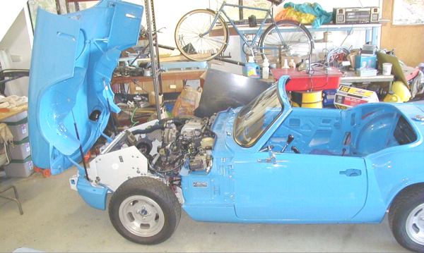 Spitfire engine conversion