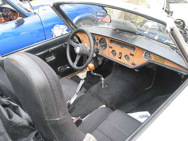 Triumph Spitfire dashboard